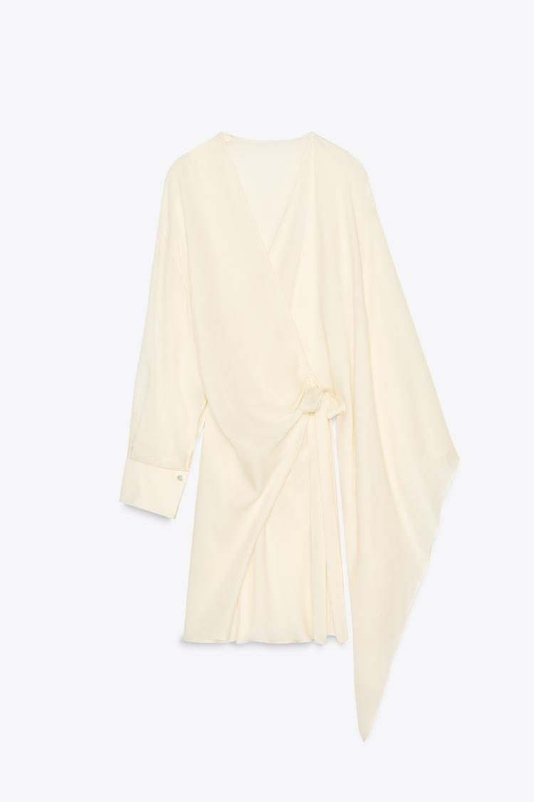 Chemise cape à nouer