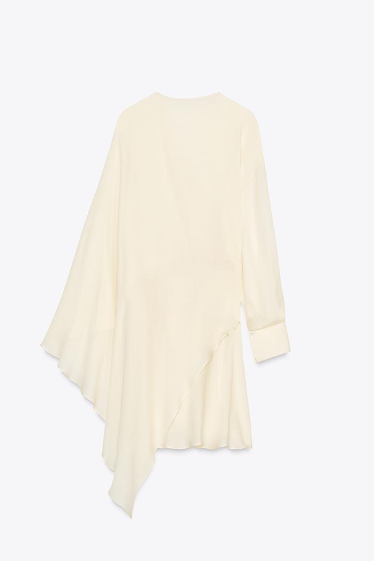 Chemise cape à nouer