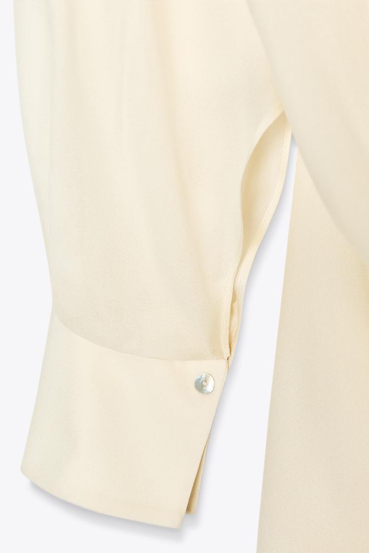 Chemise cape à nouer